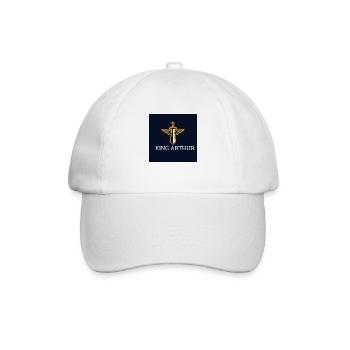 KING ARTHUR - Baseballkappe - Weiß/Weiß - Vorne