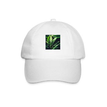 Hanf - Baseballkappe - Weiß/Weiß - Vorne