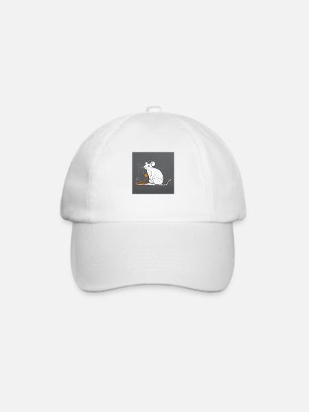 Fiep fiep - Baseballkappe - Weiß/Weiß