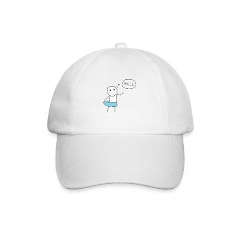 Nice Design für Badehosen Freunde Lustig am Strand - Baseballkappe - Weiß/Weiß - Vorne