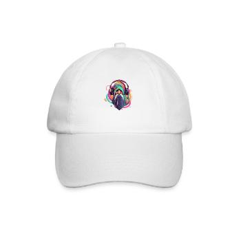 Colorful wizard - Baseballkappe - Weiß/Weiß - Vorne