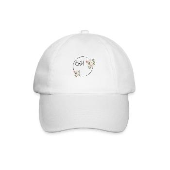 Personalisierter Junggesellenabschied - Baseballkappe - Weiß/Weiß - Vorne
