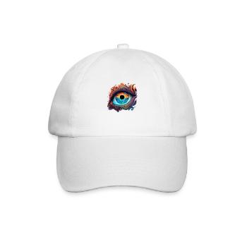 TRIPPY AUGE - Baseballkappe - Weiß/Weiß - Vorne