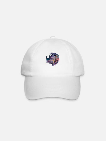 TRIPPY - Baseballkappe - Weiß/Weiß