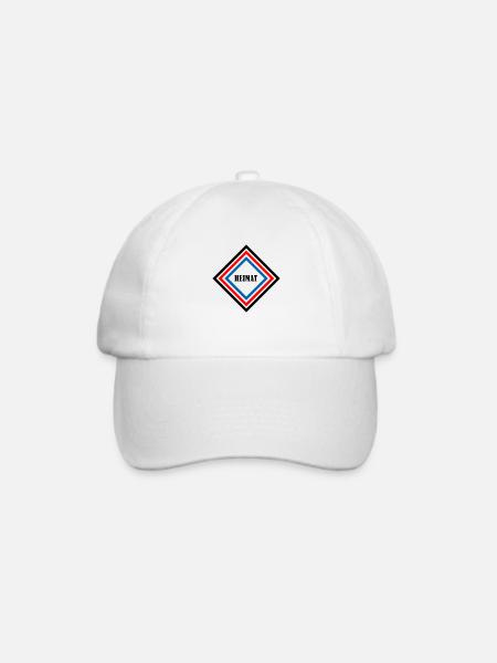 Raute Heimat - Baseballkappe - Weiß/Weiß