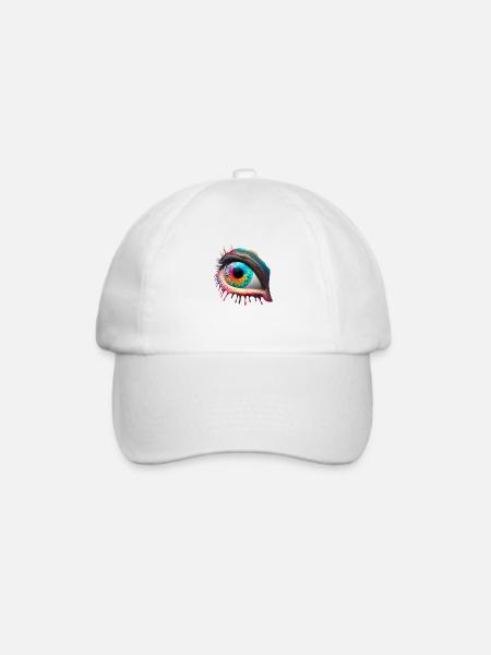 TRIPPY AUGE - Baseballkappe - Weiß/Weiß