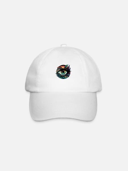 TRIPPY AUGE - Baseballkappe - Weiß/Weiß