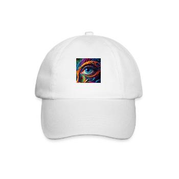 TRIPPY AUGE - Baseballkappe - Weiß/Weiß - Vorne