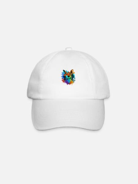 Kangaroo shirt - Baseballkappe - Weiß/Weiß