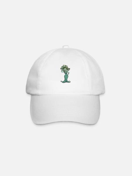 Medusa - Baseballkappe - Weiß/Weiß