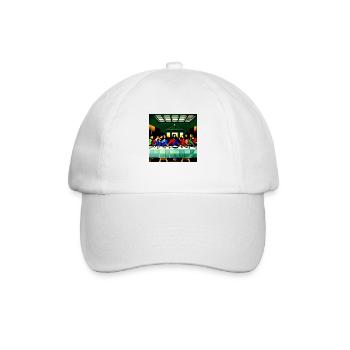 Jesu Abendmahl - Baseballkappe - Weiß/Weiß - Vorne