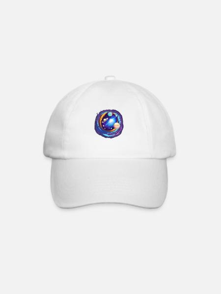Magisches Universum - Baseballkappe - Weiß/Weiß