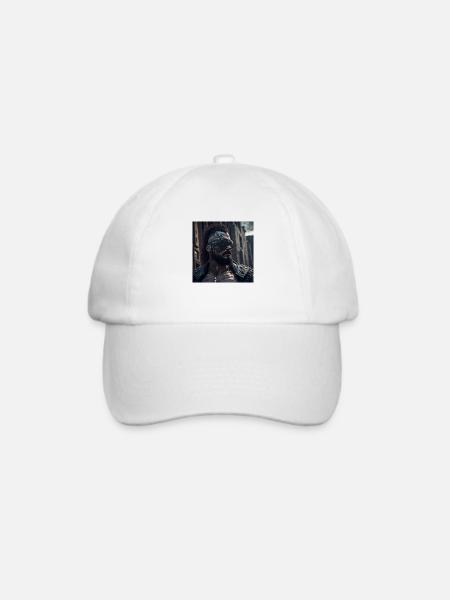 Future Cyberpunkt Warrior - Baseballkappe - Weiß/Weiß