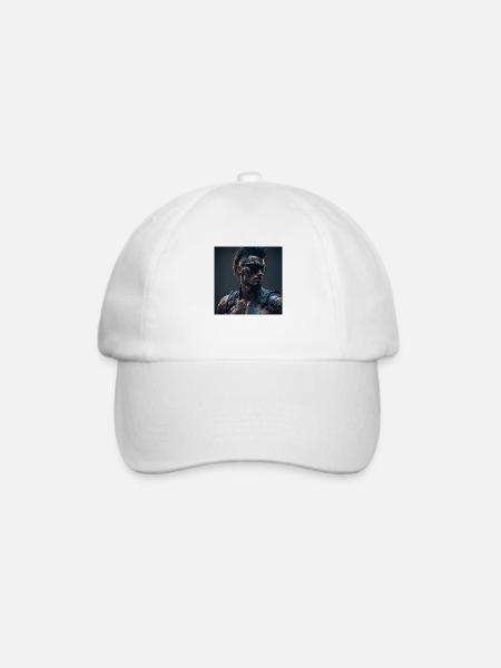 Future Cyberpunkt Warrior - Baseballkappe - Weiß/Weiß