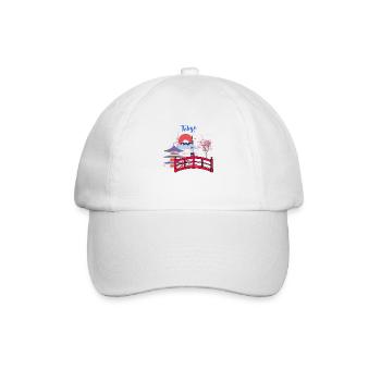 Tokio niedlich - Baseballkappe - Weiß/Weiß - Vorne