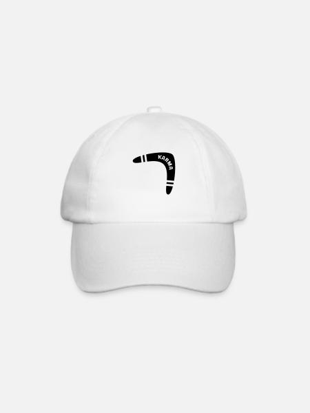 KARMA BOOMERANG - Baseballkappe - Weiß/Weiß