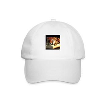 Fühl den Tiger in dir - Baseballkappe - Weiß/Weiß - Vorne