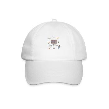 Schulkind - Baseballkappe - Weiß/Weiß - Vorne