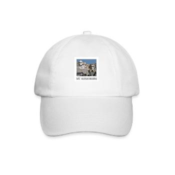 Mount Rushmore - Baseballkappe - Weiß/Weiß - Vorne