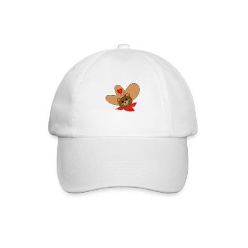 Westlicher Bär - Baseballkappe - Weiß/Weiß - Vorne