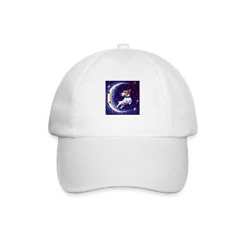 SpaceDog - Baseballkappe - Weiß/Weiß - Vorne