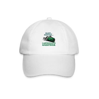Landschaftsgärtner - Baseballkappe - Weiß/Weiß - Vorne