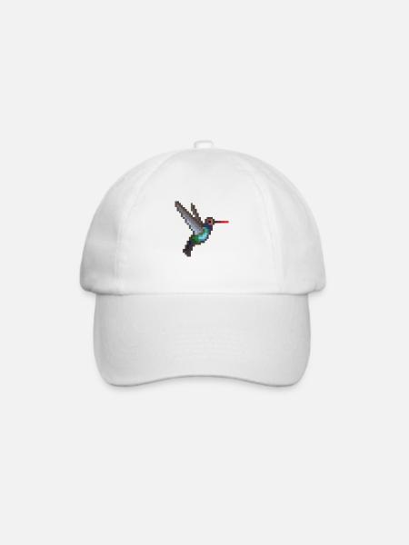 Vogel - Baseballkappe - Weiß/Weiß