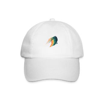 Retro-Speerwurf - Baseballkappe - Weiß/Weiß - Vorne