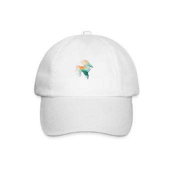 Rhythmische Retro-Sportgymnastik - Baseballkappe - Weiß/Weiß - Vorne