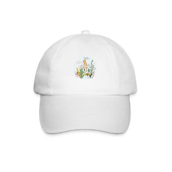 Meerestiere - Baseballkappe - Weiß/Weiß - Vorne