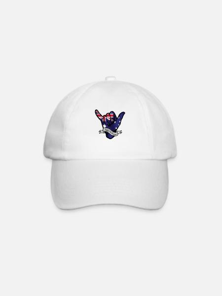 Australia Shaka - Baseballkappe - Weiß/Weiß