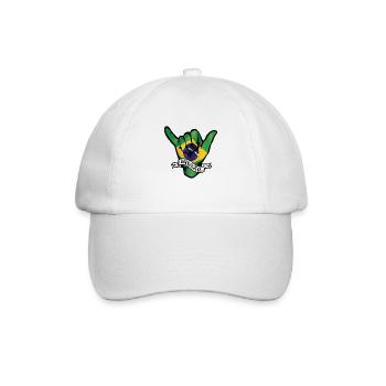 Brazil Shaka - Baseballkappe - Weiß/Weiß - Vorne