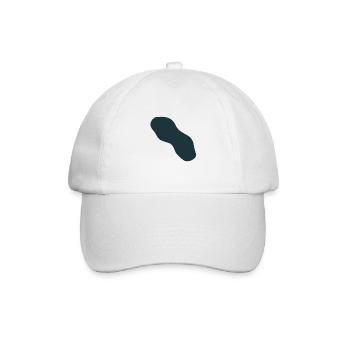 Blob Abstrakt - Baseballkappe - Weiß/Weiß - Vorne