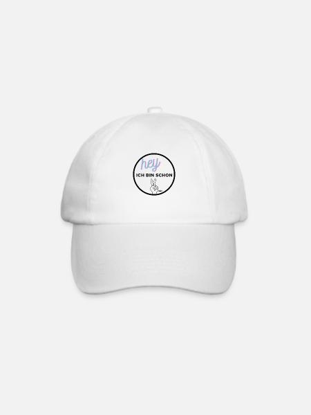 Hey ich bin schon ZWEI - Baseballkappe - Weiß/Weiß