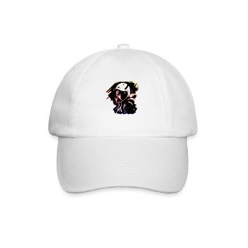 Madchen in Helmet - Baseballkappe - Weiß/Weiß - Vorne