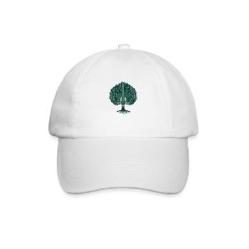 Wikingerbaum des Lebens - Baseballkappe - Weiß/Weiß - Vorne