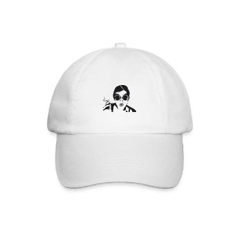 Glamour-Rebel - Baseballkappe - Weiß/Weiß - Vorne