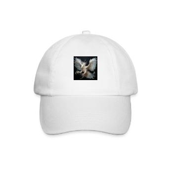 White dragon - Baseballkappe - Weiß/Weiß - Vorne