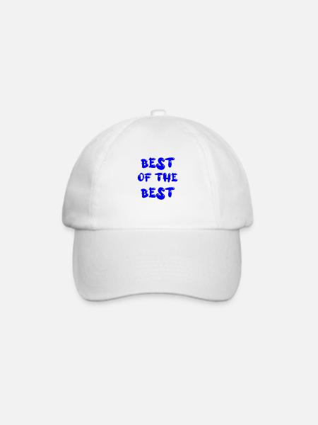 best of the best - Baseballkappe - Weiß/Weiß