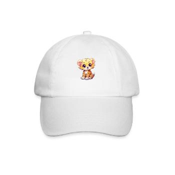 Gepard - Baseballkappe - Weiß/Weiß - Vorne