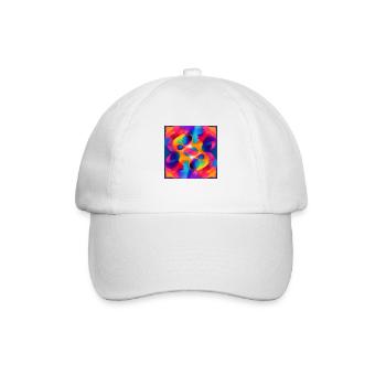 Abstrakt - Baseballkappe - Weiß/Weiß - Vorne