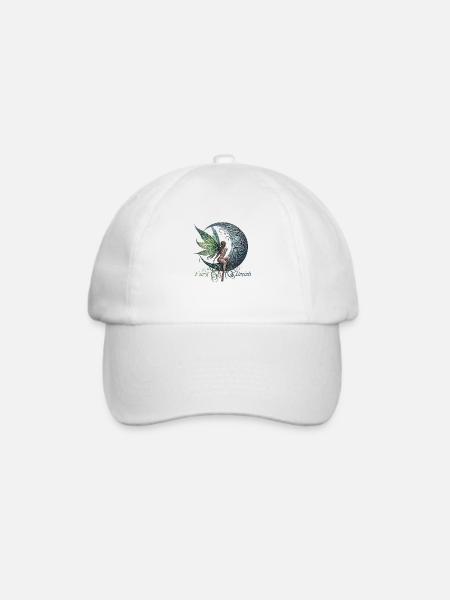 Die nostalgische Fee von FairyBreizh - Baseballkappe - Weiß/Weiß