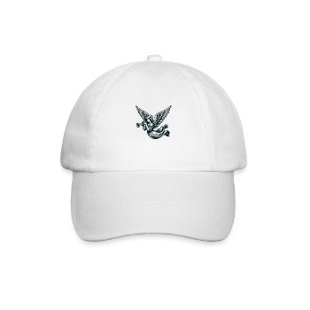 Engelsglanz-Symphonie 👼 - Baseballkappe - Weiß/Weiß - Vorne