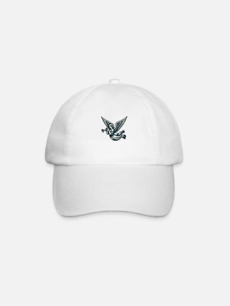 Engelsglanz-Symphonie 👼 - Baseballkappe - Weiß/Weiß