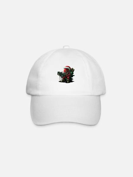 Weihnachtsmann - Baseballkappe - Weiß/Weiß