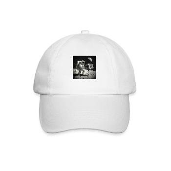 Astronauten-Film - Baseballkappe - Weiß/Weiß - Vorne
