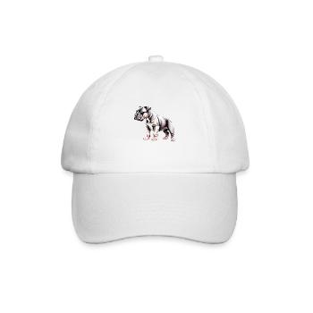 Staffordshire Bullterrier Hunde Hundebesitzer Hund - Baseballkappe - Weiß/Weiß - Vorne