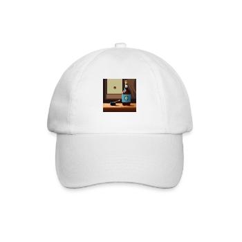 Whisky / Scotch / Bar - Baseballkappe - Weiß/Weiß - Vorne