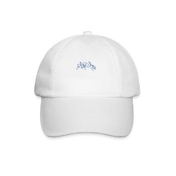 Paris Street Art Souvenir - Baseballkappe - Weiß/Weiß - Vorne