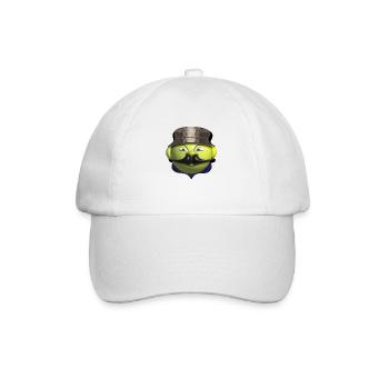 Gangster - Baseballkappe - Weiß/Weiß - Vorne